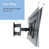 Vogels COMFORT TVM3843-B TV Wall Mount 60x40 Turn 2 arms 55kg Black