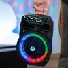 iDance Groove 114mk3 Karaoke Speaker with 1 Wired Mic BT & USB