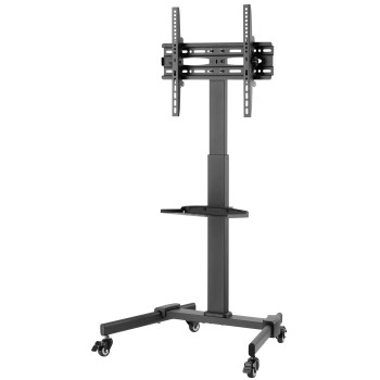 AV:Link Height Adjustable TV Trolley with Media Shelf up to 1.31m 40x40 & 35kg max 129.204UK