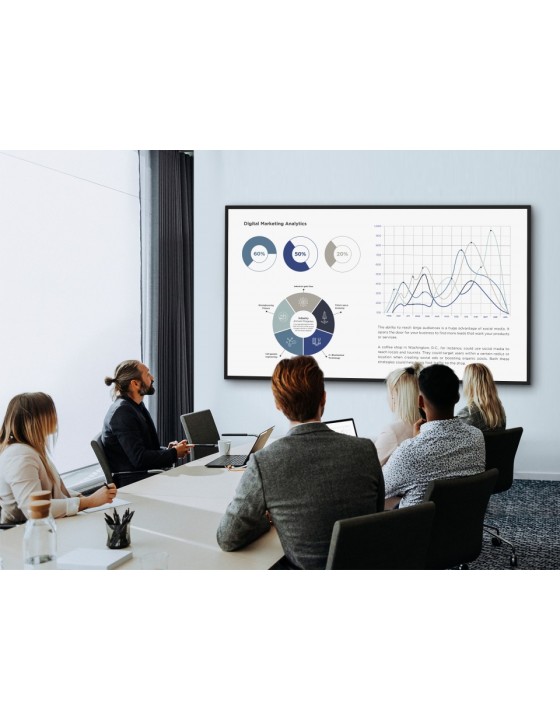 Viewsonic Commercial Display 4K 24/7 Digital Signage 55" myViewBoard CDE5530