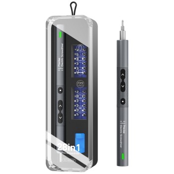 Noyafa Screwdriver Pen Cordless Electric Precision Tool with 24 Magnetic Bits and LED NF-N30