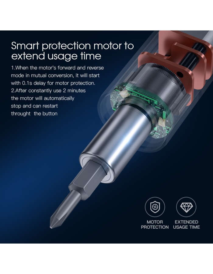 Noyafa Screwdriver Pen Cordless Electric Precision Tool with 24 Magnetic Bits and LED NF-N30 Noyafa Screwdriver Pen Cordless Electric Precision Tool with 24 Magnetic Bits and LED NF-N30