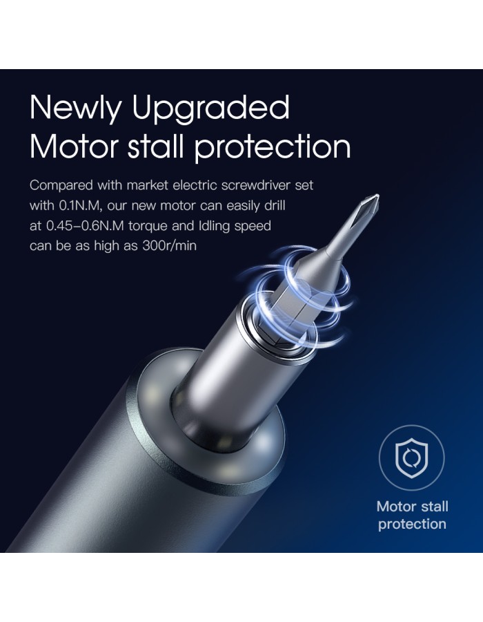 Noyafa Screwdriver Pen Cordless Electric Precision Tool with 24 Magnetic Bits and LED NF-N30 Noyafa Screwdriver Pen Cordless Electric Precision Tool with 24 Magnetic Bits and LED NF-N30