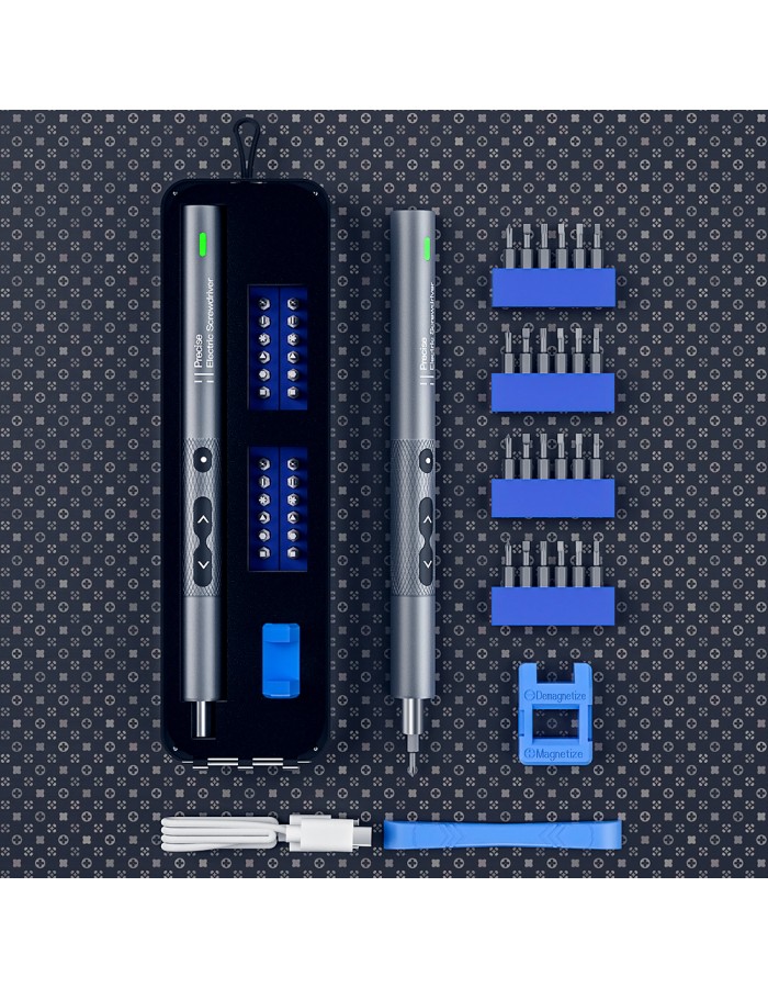 Noyafa Screwdriver Pen Cordless Electric Precision Tool with 24 Magnetic Bits and LED NF-N30 Noyafa Screwdriver Pen Cordless Electric Precision Tool with 24 Magnetic Bits and LED NF-N30