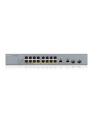 Zyxel SP 18-Port Gigabit PoE Cloud Managed Switch, 16 x PoE 250W GS1350-18HP