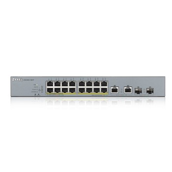 Zyxel SP 18-Port Gigabit PoE Cloud Managed Switch, 16 x PoE 250W GS1350-18HP