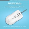 Alcatroz ASIC 3 Wired Mouse White Blister