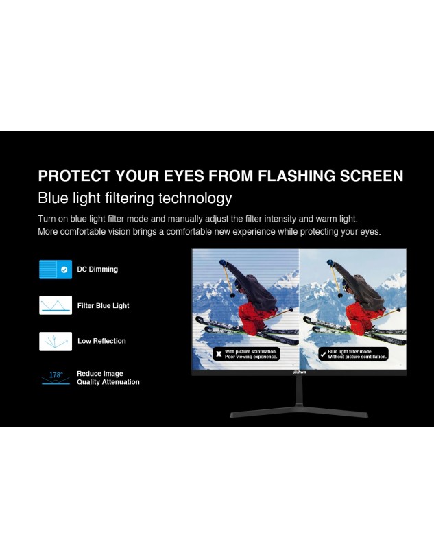 Dahua 24'' VA Full HD Monitor LM24-Β200S Dahua 24'' VA Full HD Monitor LM24-Β200S