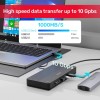 Unitek USB-C Hub USB4 MST HDMI/DP/Gb/SD/Audio/PD100W D1079A Unitek USB-C Hub USB4 MST HDMI/DP/Gb/SD/Audio/PD100W D1079A