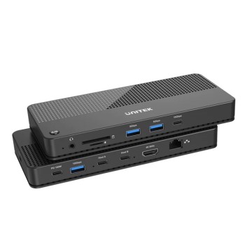 Unitek USB-C Hub USB3.2 KVM HDMI/Gb/SD/Audio/PD100W D1077A Unitek USB-C Hub USB3.2 KVM HDMI/Gb/SD/Audio/PD100W D1077A