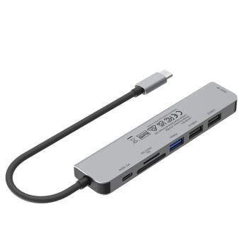 Unitek USB-C Hub USB3.0 HDMI/SD/PD100W H1118A Unitek USB-C Hub USB3.0 HDMI/SD/PD100W H1118A