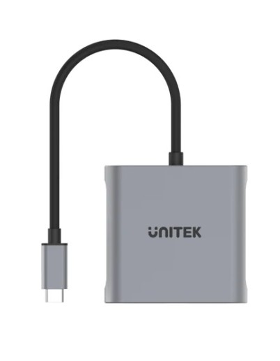 Unitek Converter USB-C to Display Port Dual 8K60Hz MST V1404A Unitek Converter USB-C to Display Port Dual 8K60Hz MST V1404A