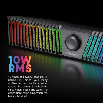 SonicGear iOX Bar III BT RGB Soundbar Black SonicGear iOX Bar III BT RGB Soundbar Black