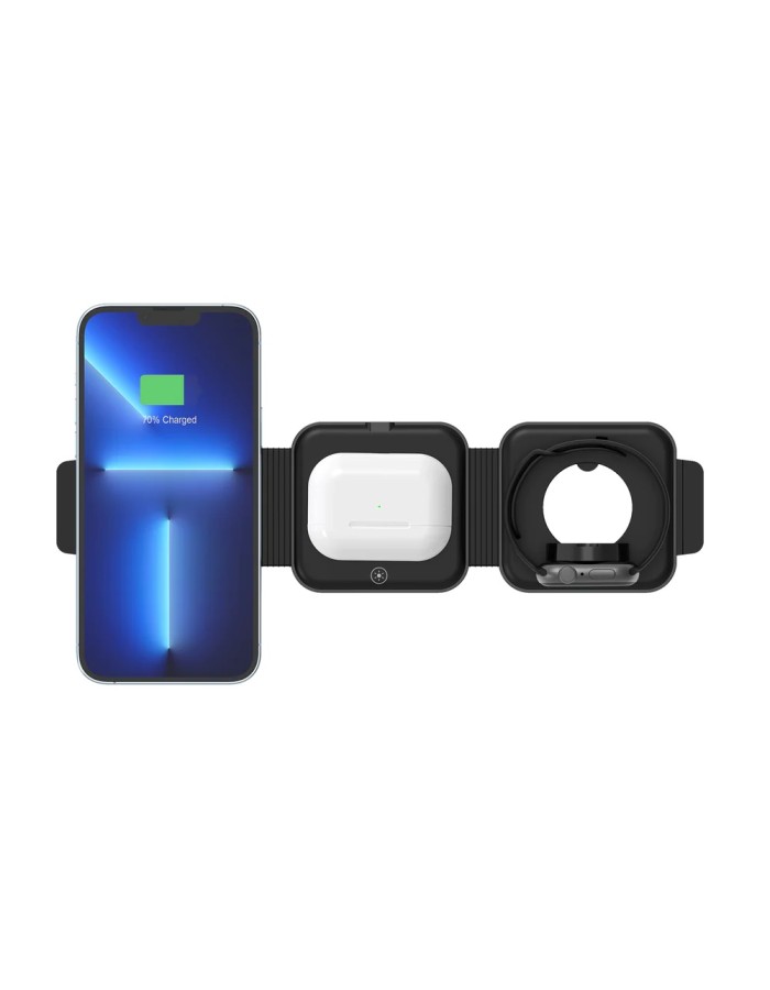 Unitek Charge QI 3in1 MagSafe Foldable Wireless Charger 15W P1223A Unitek Charge QI 3in1 MagSafe Foldable Wireless Charger 15W P1223A