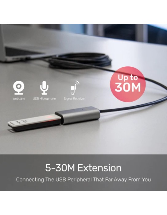 Unitek UCE USB-A 2.0 Active Extension Cable Alum 10.0m Y-272 Unitek UCE USB-A 2.0 Active Extension Cable Alum 10.0m Y-272