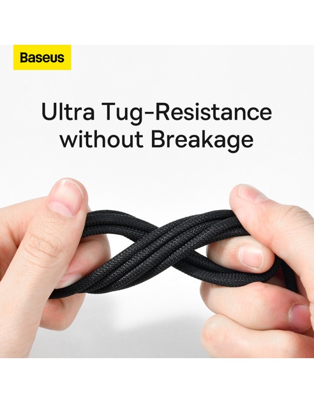 Baseus Cable USB-C to USB-A Tungsten Gold 100W 2.0m Blk Baseus Cable USB-C to USB-A Tungsten Gold 100W 2.0m Blk