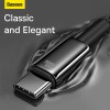 Baseus Cable USB-C to USB-A Tungsten Gold 100W 2.0m Blk Baseus Cable USB-C to USB-A Tungsten Gold 100W 2.0m Blk