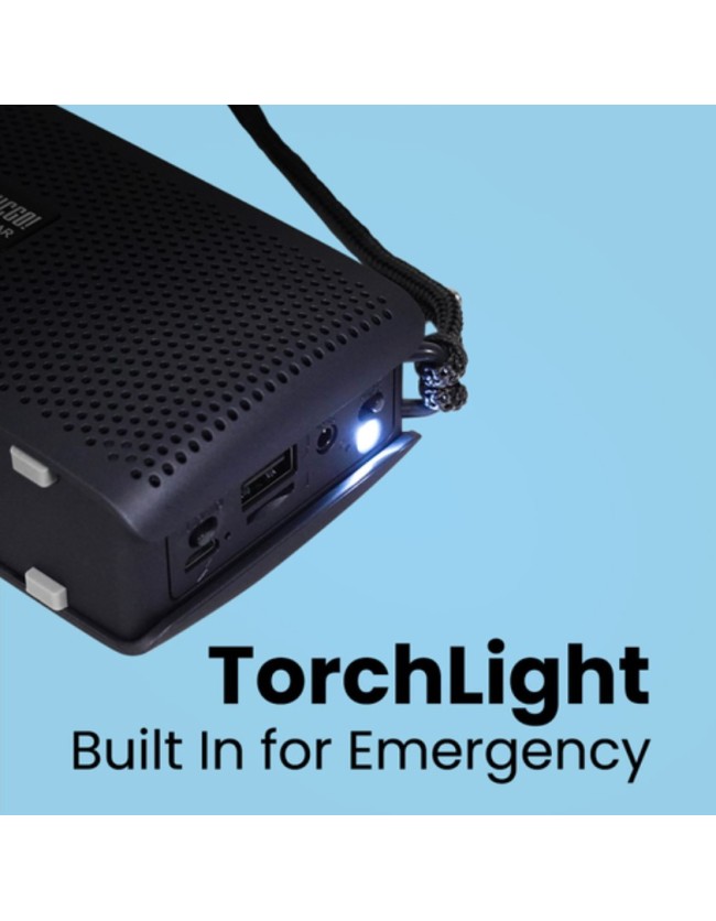 SonicGear SONICGO! RDO30-X Portable BT/FM/USB Speaker Black