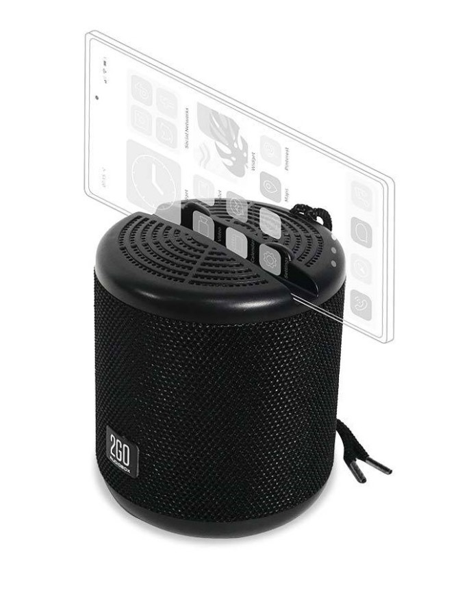SonicGear AudioBox 2GO-Dock100 Portable BT/FM Speaker with Dock Black