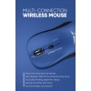 Alcatroz AIRMOUSE DUO 3 Wireless/BT Silent Mouse White Alcatroz AIRMOUSE DUO 3 Wireless/BT Silent Mouse White