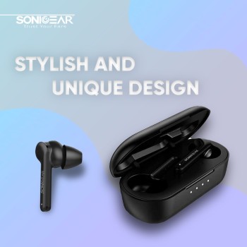 SonicGear EARPUMP TWS 5 PRO IPX5 Earphones Black SonicGear EARPUMP TWS 5 PRO IPX5 Earphones Black
