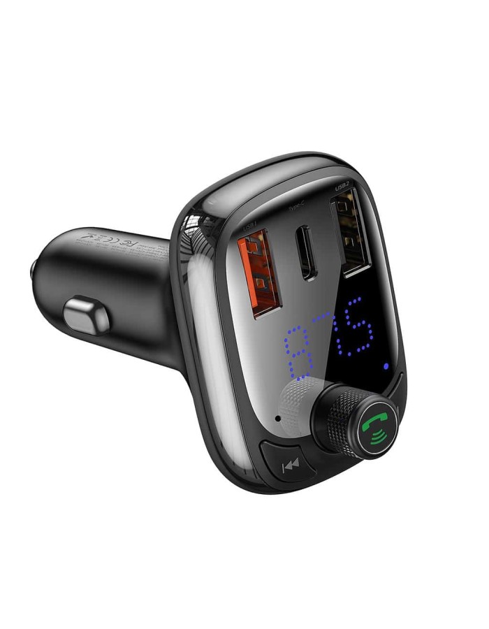 Baseus S13 Car FM Transmitter-Charger 36W USB/BT/SD Baseus S13 Car FM Transmitter-Charger 36W USB/BT/SD