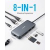 Anker Work USB-C Hub 8in1 2xHDMI,GB,SD,PD100W Anker Work USB-C Hub 8in1 2xHDMI,GB,SD,PD100W