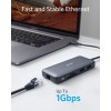 Anker Work USB-C Hub 8in1 2xHDMI,GB,SD,PD100W Anker Work USB-C Hub 8in1 2xHDMI,GB,SD,PD100W