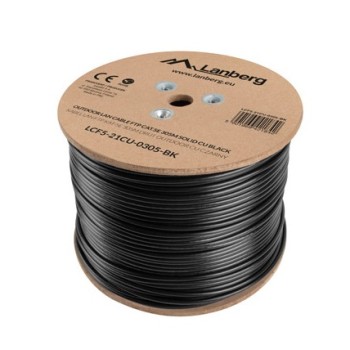 Lanberg CAT5e FTP CU Cable Outdoor 305m Black LCF5-21CU-0305-BK Lanberg CAT5e FTP CU Cable Outdoor 305m Black LCF5-21CU-0305-BK