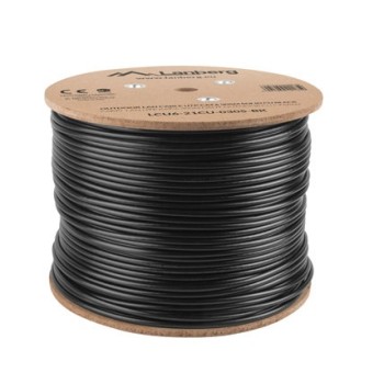 Lanberg CAT6 UTP CU Cable Outdoor 305m Black LCU6-21CU-0305-BK Lanberg CAT6 UTP CU Cable Outdoor 305m Black LCU6-21CU-0305-BK