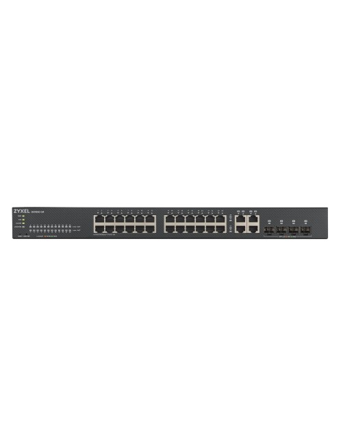 Zyxel 24-Port Gigabit Cloud Managed Ethernet Switch + 4 RJ45/SFP Combo GS1920-24V2 Zyxel 24-Port Gigabit Cloud Managed Ethernet Switch + 4 RJ45/SFP Combo GS1920-24V2