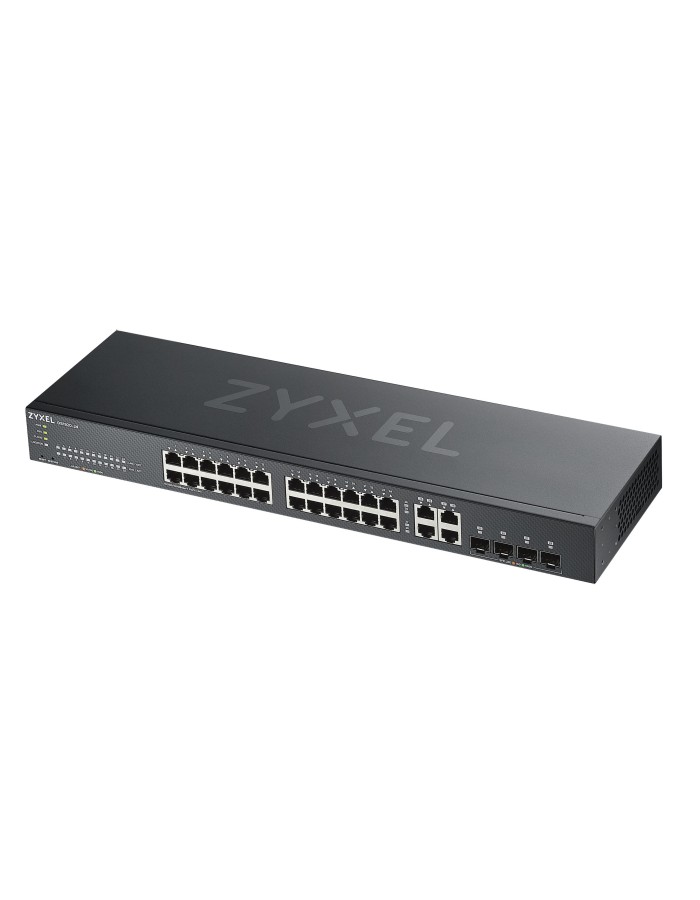 Zyxel 24-Port Gigabit Cloud Managed Ethernet Switch + 4 RJ45/SFP Combo GS1920-24V2 Zyxel 24-Port Gigabit Cloud Managed Ethernet Switch + 4 RJ45/SFP Combo GS1920-24V2