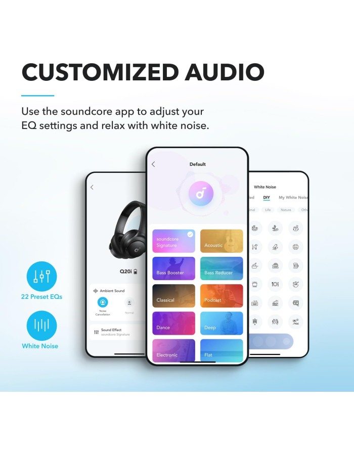 Anker Soundcore Headphones Q20i Black Anker Soundcore Headphones Q20i Black