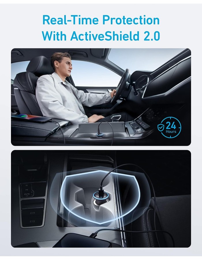 Anker Mobile Charger Car 53W PD 325 Black Anker Mobile Charger Car 53W PD 325 Black