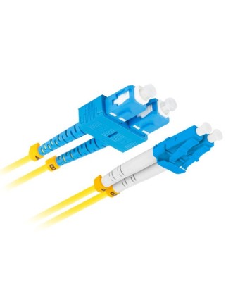 Lanberg Fiber Patch Cord SC/UPC-LC/UPC SM 9/125 Duplex LSZH 2.0m