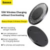 Baseus Wireless Charger 15W SIMPLE 2 Black Baseus Wireless Charger 15W SIMPLE 2 Black