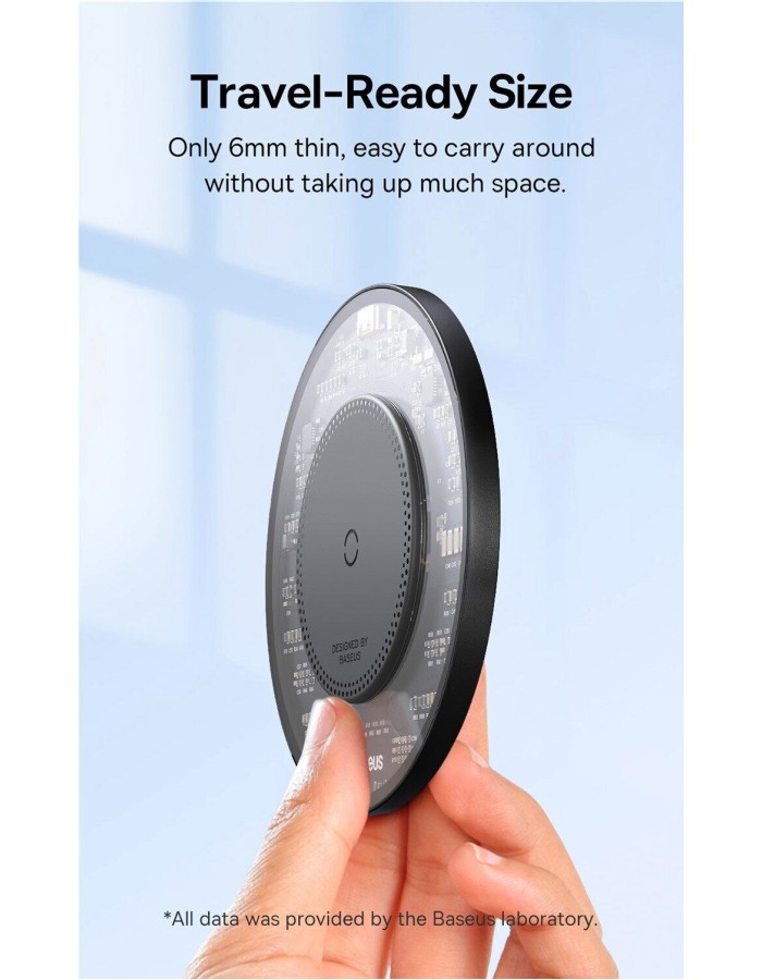 Baseus Wireless Charger 15W SIMPLE 2 Black Baseus Wireless Charger 15W SIMPLE 2 Black