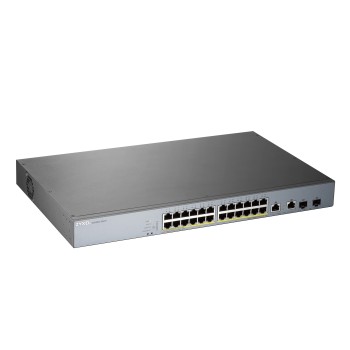 Zyxel SP 26-Port Gigabit PoE Cloud Managed Switch, 24 x PoE 375W GS1350-26HP