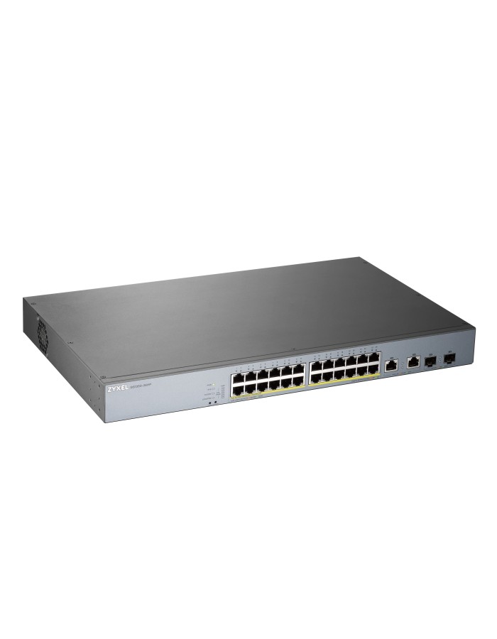 Zyxel SP 26-Port Gigabit PoE Cloud Managed Switch, 24 x PoE 375W GS1350-26HP