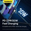 Baseus Cable Lightning to USB-C Unbreakable Series 20W 1.0 White Baseus Cable Lightning to USB-C Unbreakable Series 20W 1.0 White