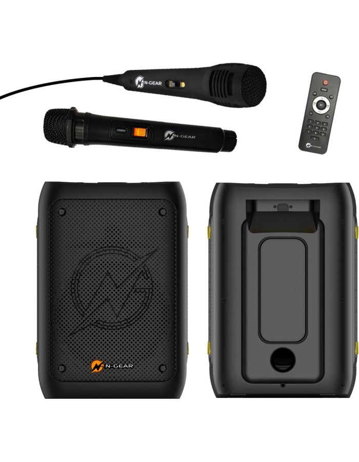 N-Gear FLASH BANGER 777 Portable Karaoke Speaker With Two Microphones