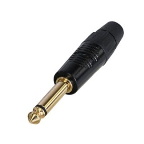 Neutrik REAN RP2CB 6.3mm Mono Plug