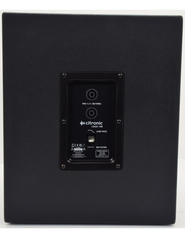 Citronic CASA-18B Passive Subwoofer 600W rms 178.129UK