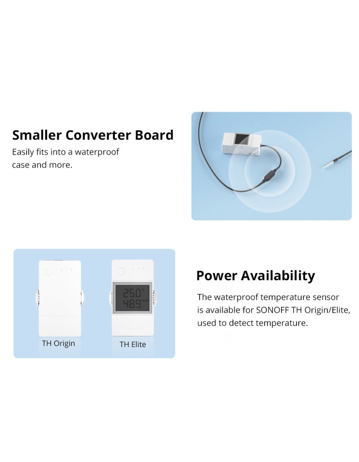 Sonoff Smart Sensor Temperature & Humidity Tube WTS01 Sonoff Smart Sensor Temperature & Humidity Tube WTS01