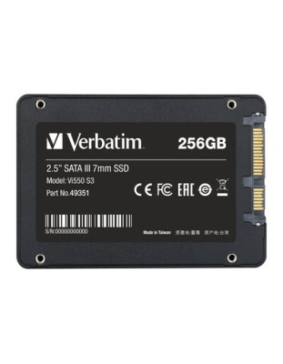 Verbatim SSD Internal VI550 S3 2.5" 256GB