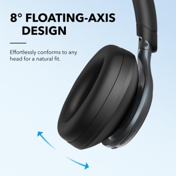 Anker Soundcore Headphones HiRes ANC Space One Black Anker Soundcore Headphones HiRes ANC Space One Black