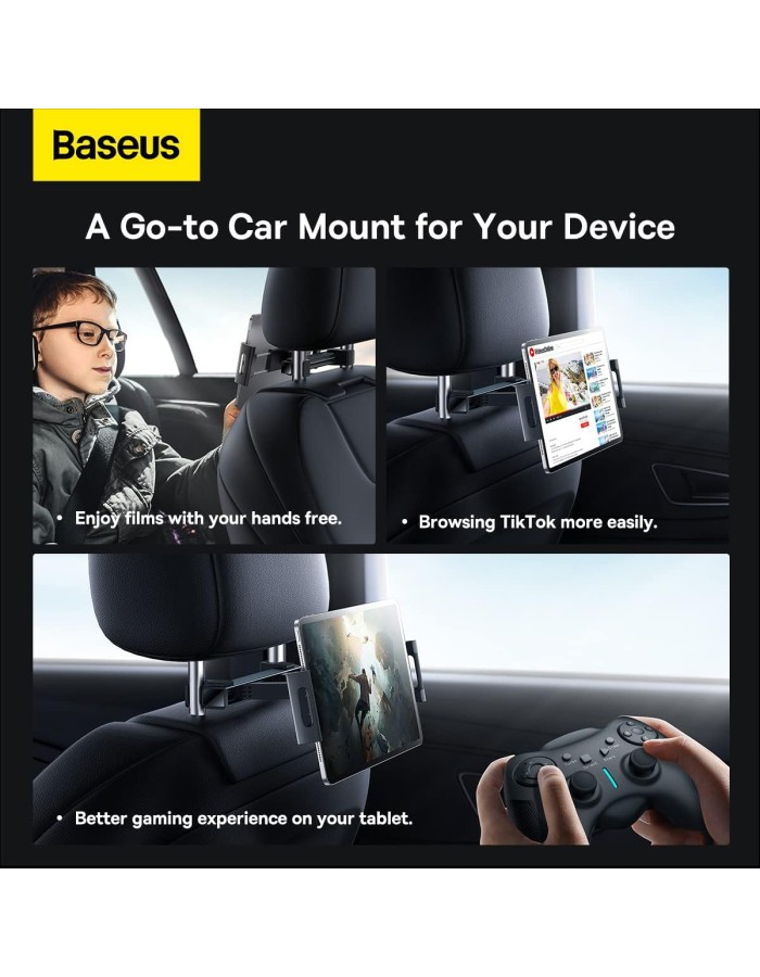 Baseus Car Holder Backseat Car Mount for Tablet JOYRIDE PRO