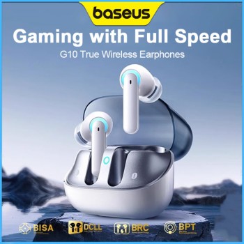 Baseus Headphones In Ear TWS AeQur G10 Gaming PS5/PC/Switch Stellar White Baseus Headphones In Ear TWS AeQur G10 Gaming PS5/PC/Switch Stellar White