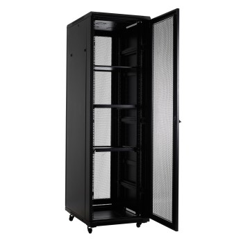 NETPRO 19'' Floor Cabinet 37U 100cm NP-C37U100P Perf.Doors (Not Assembled)