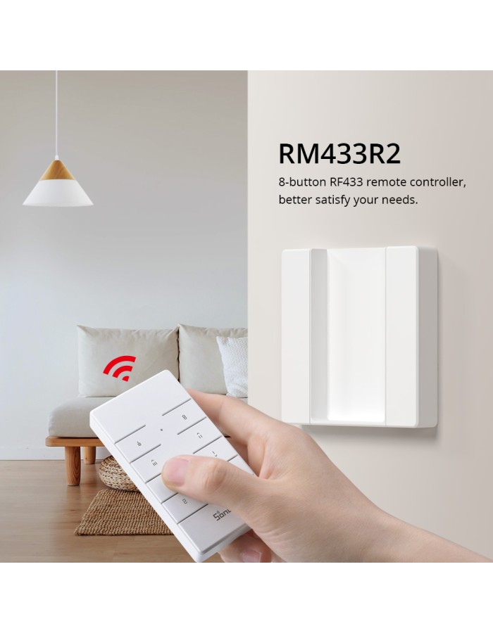 Sonoff RM433R2 Remote For Sonoff RF Devices Sonoff RM433R2 Remote For Sonoff RF Devices